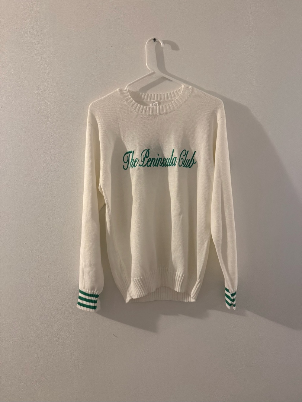 Women’s White The Bubble Sweater-L